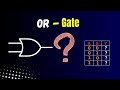 Logic gates -Or gate | Logic gate basics with truth Table