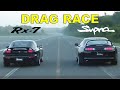 Drag Race #20 | Toyota Supra RZ vs Mazda RX-7 RZ