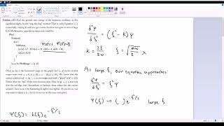 Griffiths QM Problem 2.55 and 2.56