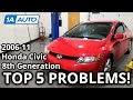 Top 5 Problems Honda Civic Sedan 8th Generation 2006-2011