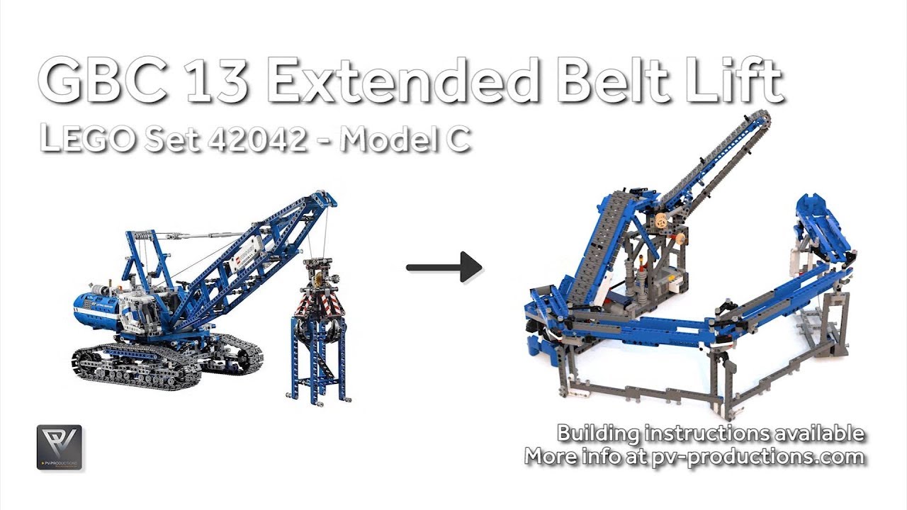 GBC 13 Extended Belt Lift - 42042 Building Instructions | PV