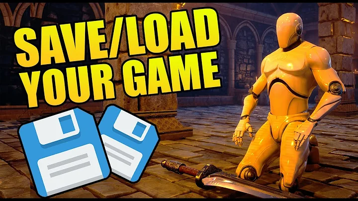 Unreal Engine 4 - Save & Load Game EASY Tutorial