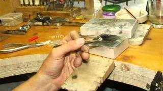 Making a collet for a square diamond and a snap box 1