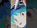 【URUSEI YATSURA】Drawing in 9 Different Styles Lum pt.1!【ANIME】#shorts