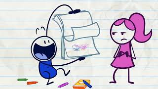 "You Drive Me Crayon" | Pencilmation Cartoons! screenshot 3