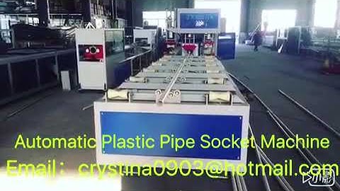 How to run single-oven belling machine,PVC pipe socket machine,plastic pipe machine,extrusion line
