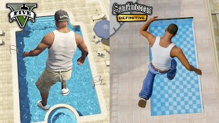 GTA 5 vs GTA San Andreas Definitive Edition #2