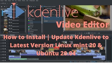 How to Install kdenlive video editor latest version in linux