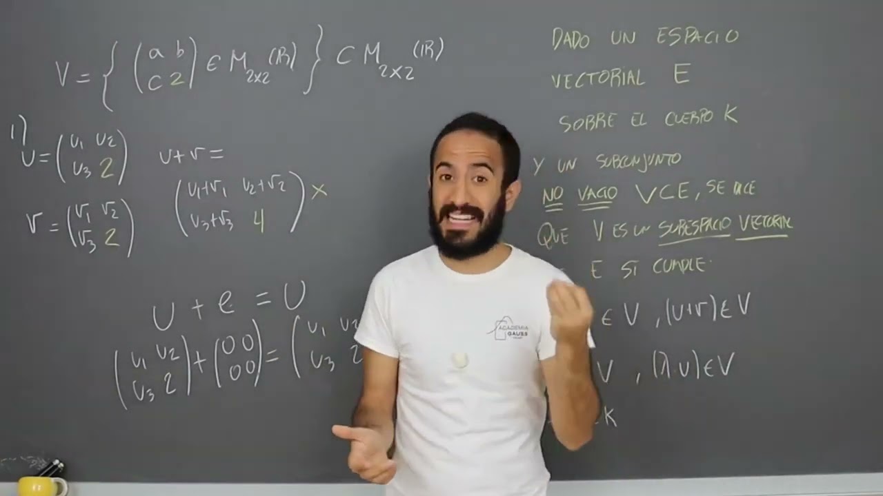 ¿Qué es un Subespacio Vectorial? | Álgebra Para Todos