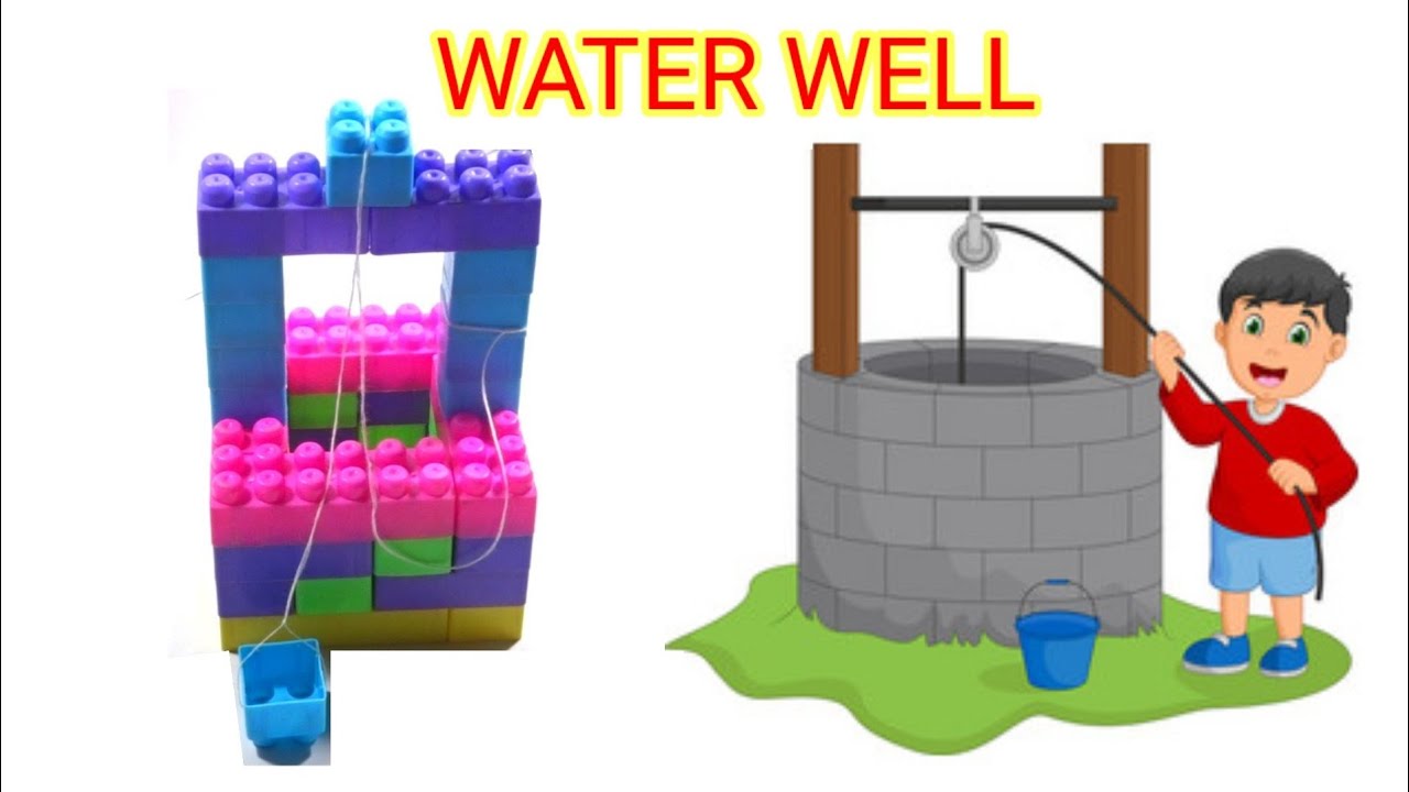 building blocks for kids | blocks water well | kids funny game - YouTube