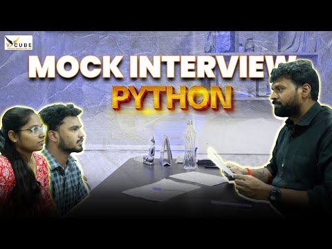 PYTHON Mock Interview For Freshers | Technical Round | Best Training Institute in Hyderabad | Vcube