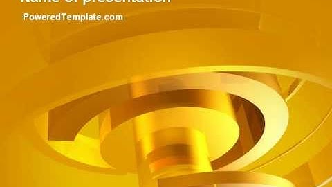 Abstract Bolt PowerPoint Template by PoweredTemplate.com