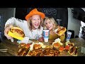 World Famous Tommy's Burger Mukbang ft. Chachi Gonzales!