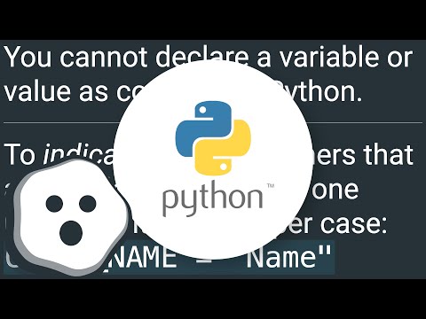 How do I create a constant in Python?