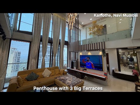 Duplex Penthouse with 3 Massive Terraces, Kamothe, Navi Mumbai