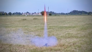 3D printed 2-stage rocket