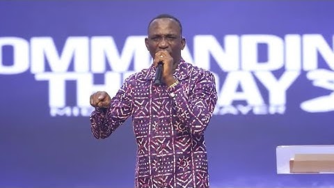 PROPHETIC DECLARATION For 7TH July at Commanding The Day Midnight Prayers.