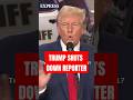 Trump shuts down &#39;white supremacy&#39; question in comical way