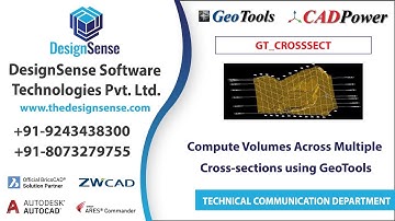 Compute volumes across multiple cross-sections | GeoTools Tutorials | Civil Tools | Rakesh Rao