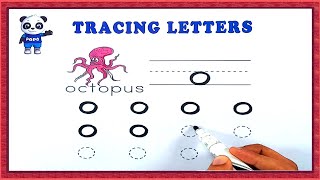 Tracing | Tracing Letter O | Practice Writing Letter O | Kids Learning Videos For Kids