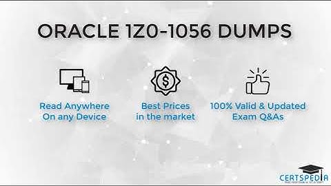 Valid Oracle 1Z0-1056 Dumps | Updated 1Z0-1056 Exam Questions
