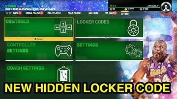 NEW HIDDEN LOCKER CODE IN NBA 2K21 MY TEAM | HIDDEN LOCKER CODE