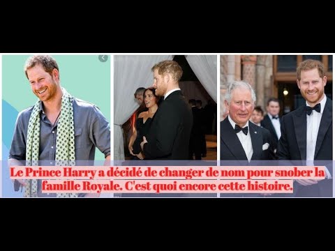 Vidéo: Quel est le nom de famille du prince Harry ?