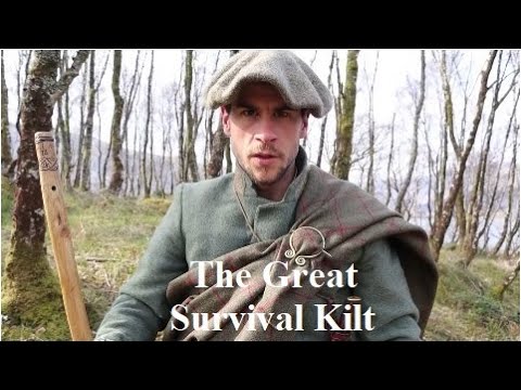 Большой килт - великолепное одеяло для выживания ? The Great Kilt -ULTIMATE SURVIVAL BLANKET ?