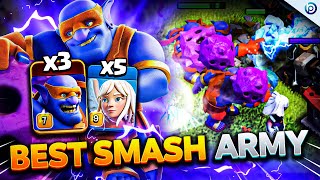 SUPER BOWLER Smash is OP + EASY in RING BASE META | TH16 Legend Attacks Clash of Clans