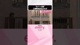【ネパール・パビリオン】工事費用支払われず  工事再開めど立たず…  #shorts