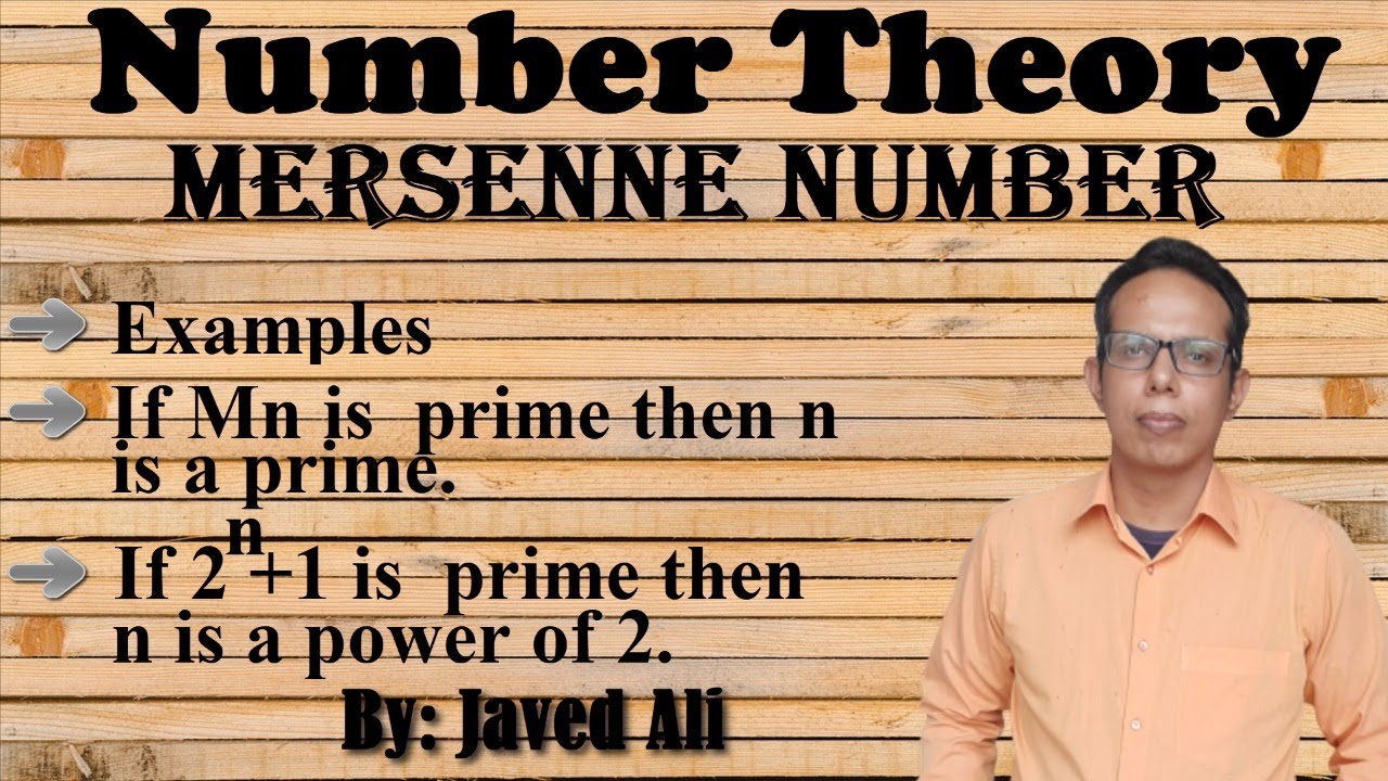 If Mersenne number M_n is prime then n is prime. Number Theory, Edler ...
