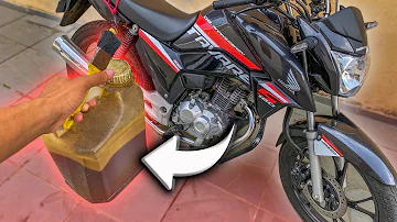 Pode lavar o motor da moto com óleo diesel?