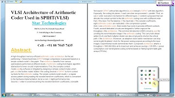VLSI Architecture of Arithmetic