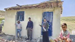 A house built with love... Cementing Parisa's house by a master builder