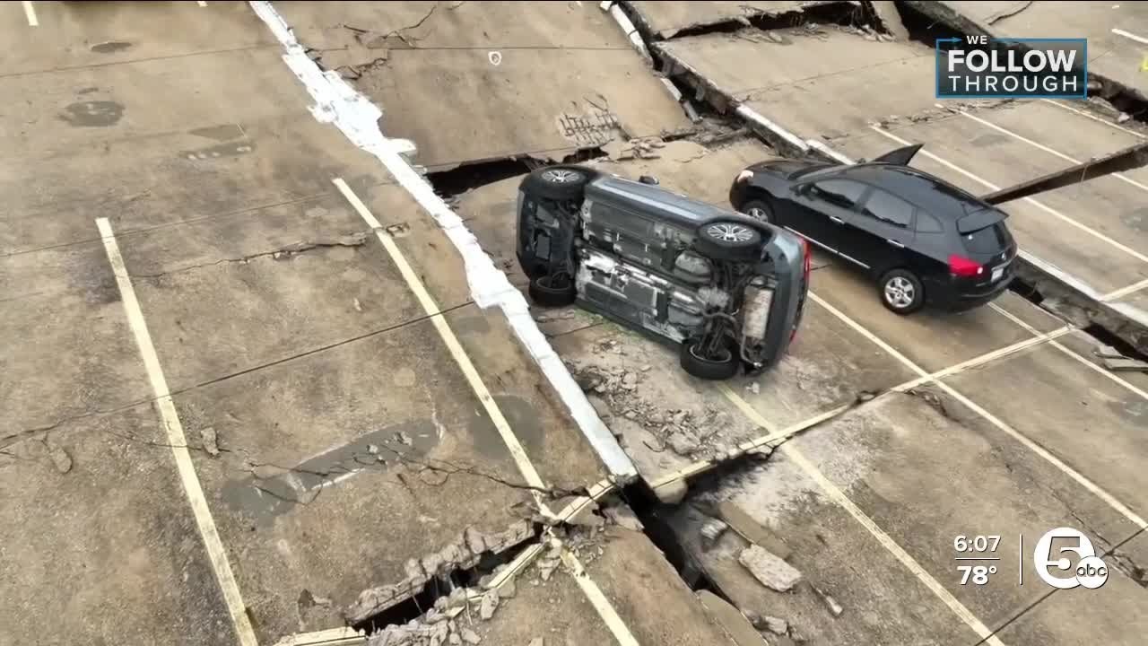 Residents of Willowick apartments say garage collapse making issues even worse