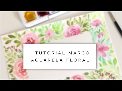 🎬 Video relacionado con marcos de acuarela