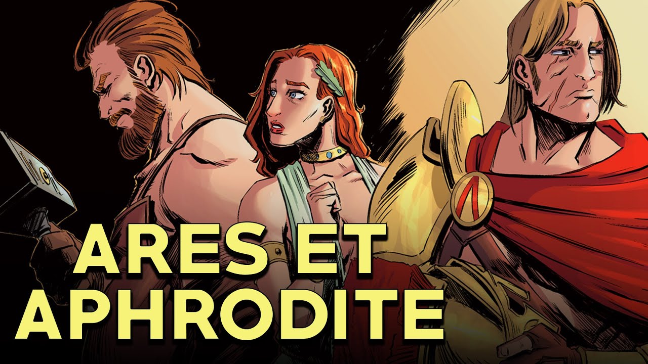 Arès et Aphrodite - Piège d'Héphaïstos (Vénus et Mars) - Mythologie Grecque en Bandes Dessinées ...