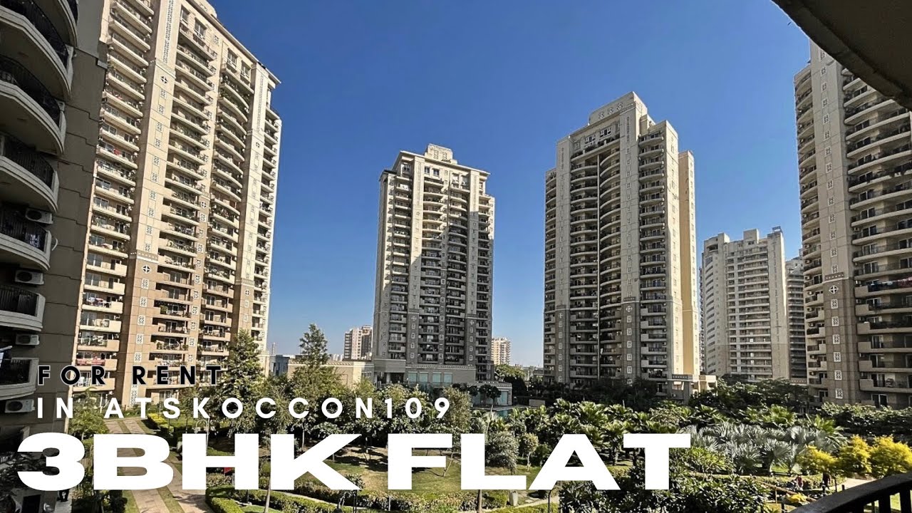 ATS Kocoon in Sector 109, Gurgaon, 3 & 4 BHK apartment tour (1745-sq.ft)  near the Delhi border.
