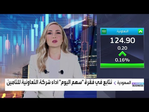 سهم اليوم سهم التعاونية يسجل تداولات قوية اليوم على خلفية ترسية عقد مع شركة المياه الوطنية