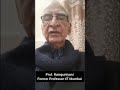 Prof Ram Puniyani Former Professor IIT Mumbai appeals to Make the People's Parliament Successful one