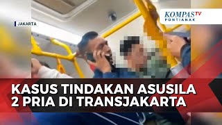 2 Pria Diturunkan Paksa Dan Diamankan Usai Lakukan Tindakan Asusila Di Tengah Penumpang Transjakarta