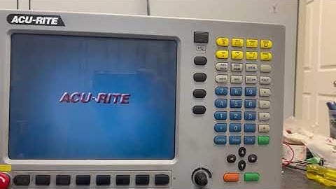Test Run After Repair - ACU-RITE Console - 745 604-01