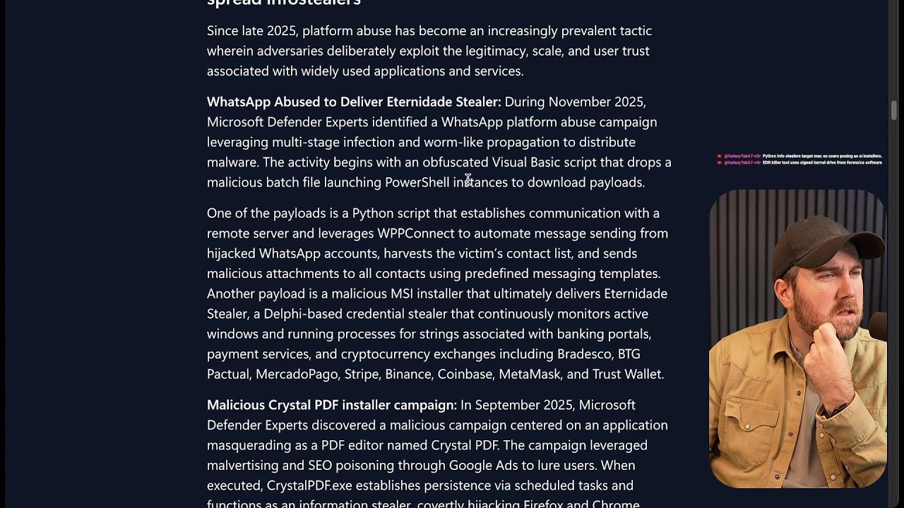 LIVE: This week in Cybersecurity w/ mattjay