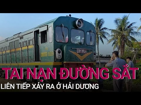 tai nạn tàu hỏa ở hải dương