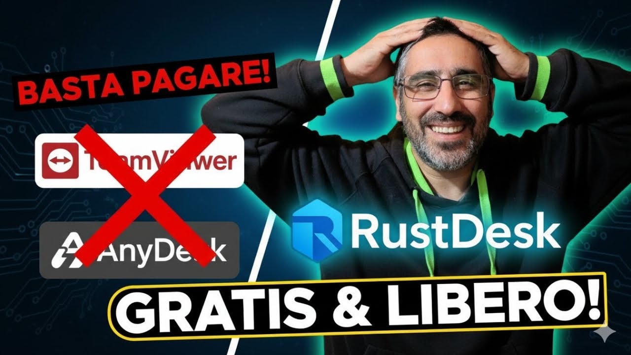 Thumbnail del video BUTTA VIA TeamViewer/AnyDesk! C'è l'Open Source GRATIS