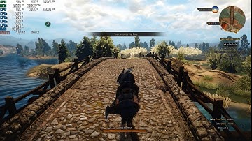 i5 3570 + 1050 ti The Witcher 3 Benchmark