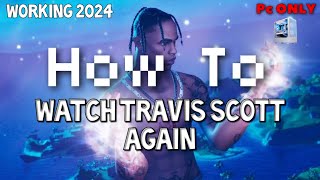 How To Watch The Travis Scott Event In 2024