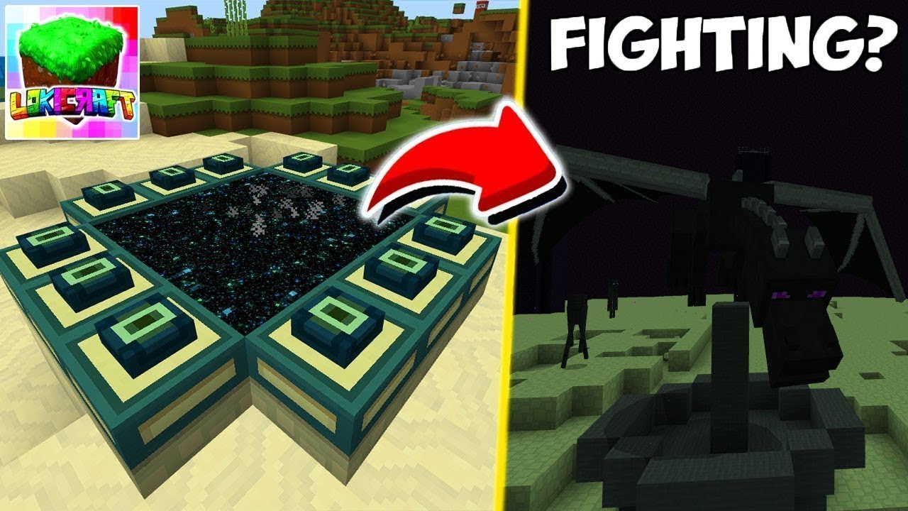 CAN YOU FIGHT ENDER DRAGON IN LOKICRAFT YouTube