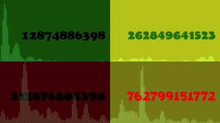 Quad Vision Numbers 0 To 1000000000000