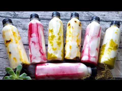 Video Cách Làm Món Sữa Chua Uống Trái Cây Đơn Giản Ngon... - youtube